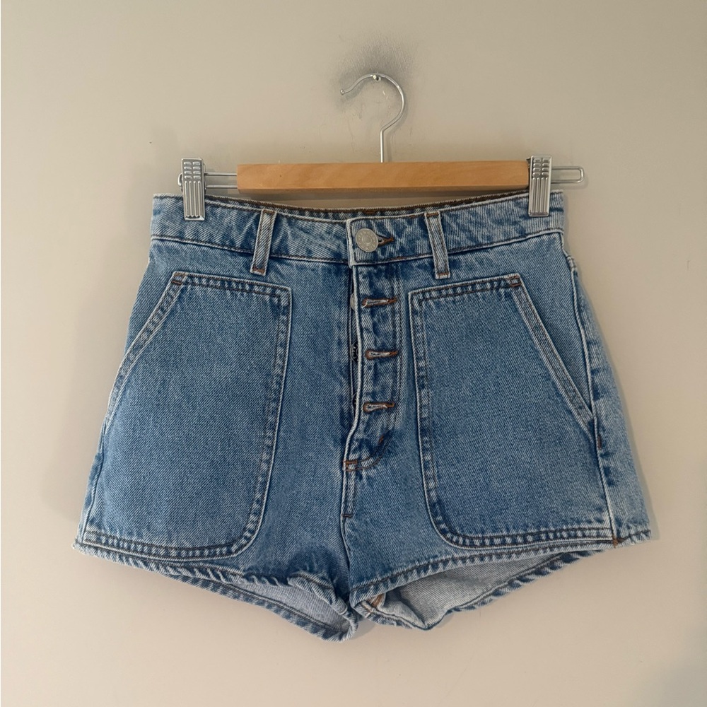 Sandro Paris Jamy Denim Shorts Jeans Jean Shorts - Picture 5 of 7